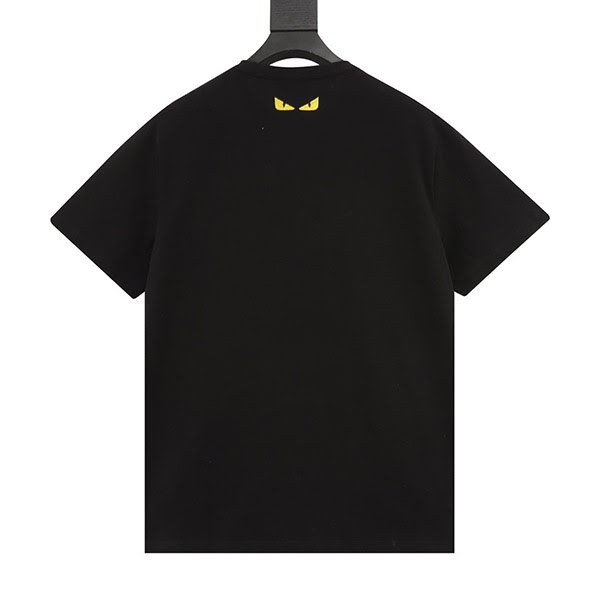 希少 フェンディ FFロゴ ホワイト コットン Tシャツ コピー feg85619